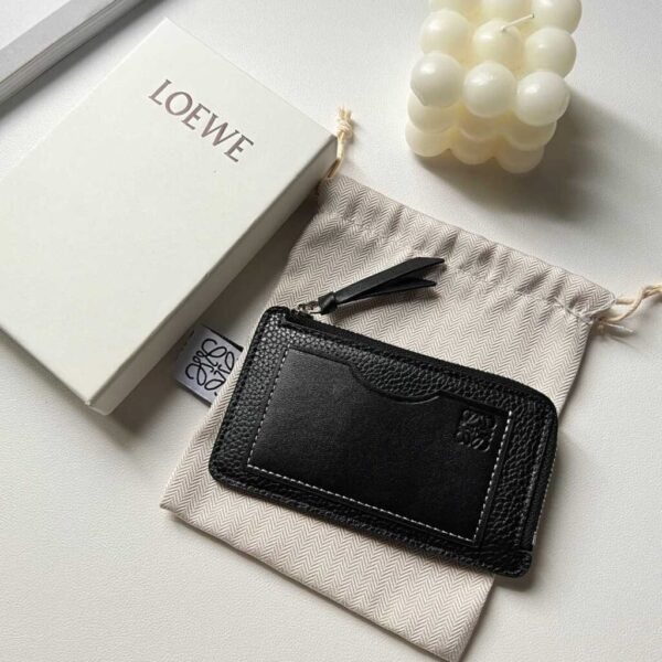 Loewe Coin Cardholder In Soft Grained Calfskin