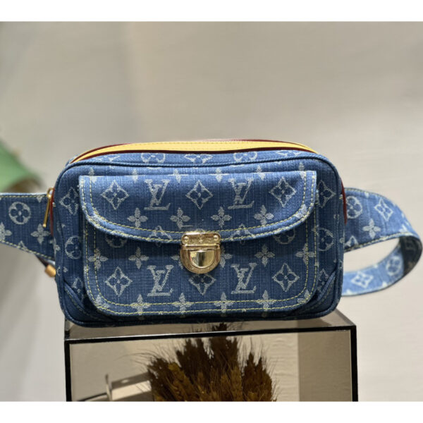 Louis Vuitton Blue Monogram Denim Bumbag