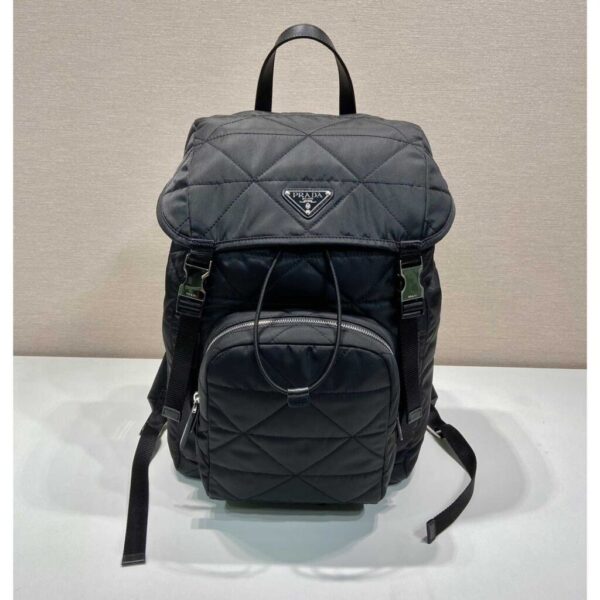 Prada Re-Nylon Backpack With Topstitching